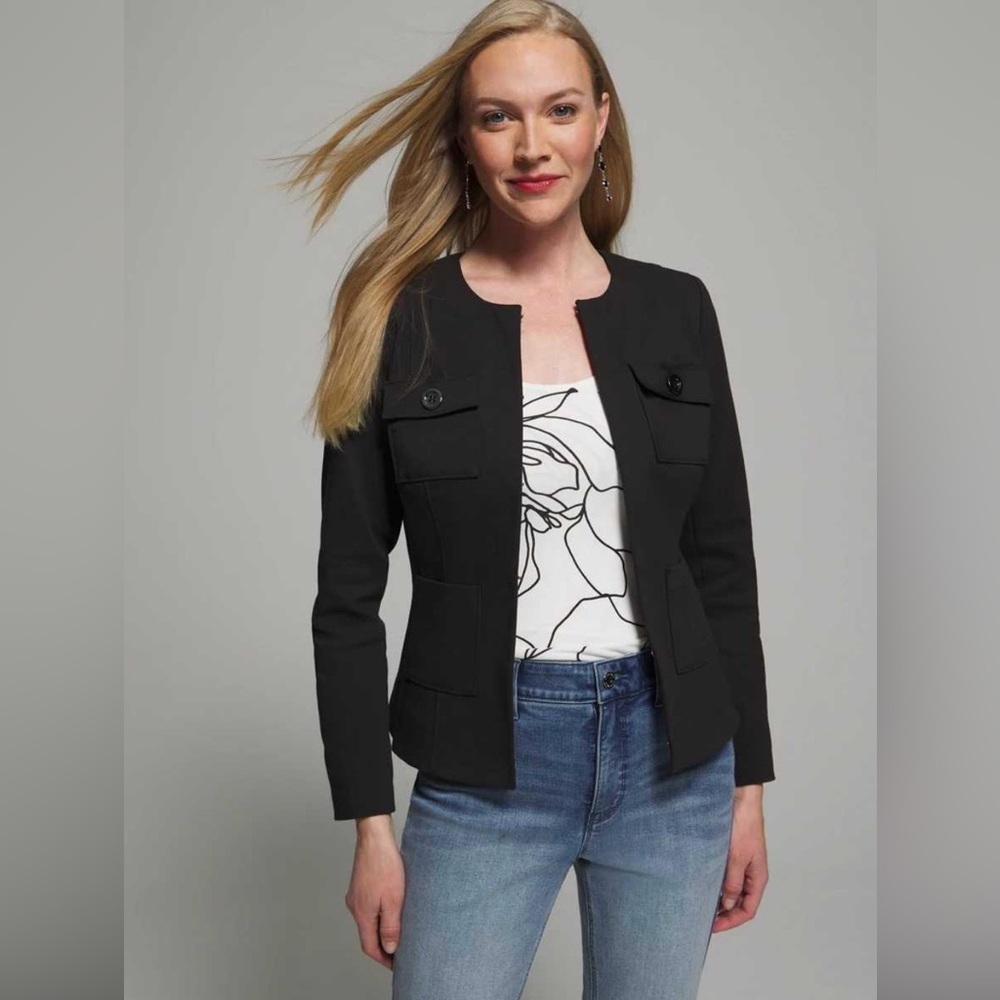 White House Black Market Classic Black Blazer - Picture 7 of 7